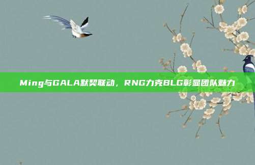 Ming与GALA默契联动，RNG力克BLG彰显团队魅力