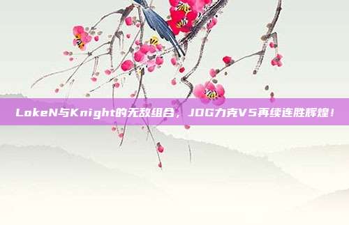 LokeN与Knight的无敌组合，JDG力克V5再续连胜辉煌！