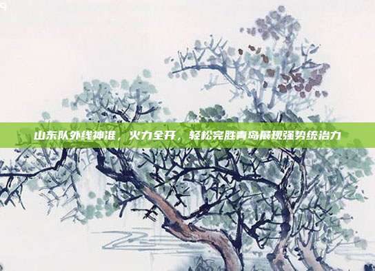 山东队外线神准，火力全开，轻松完胜青岛展现强势统治力